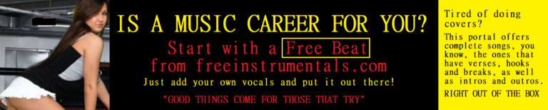 Free Instrumentals Banner Ad